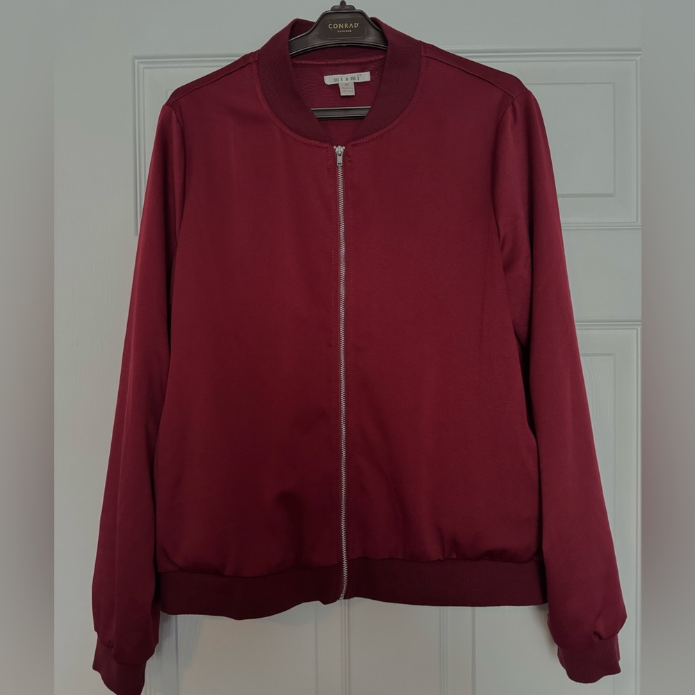 Satin Bomber Jacket